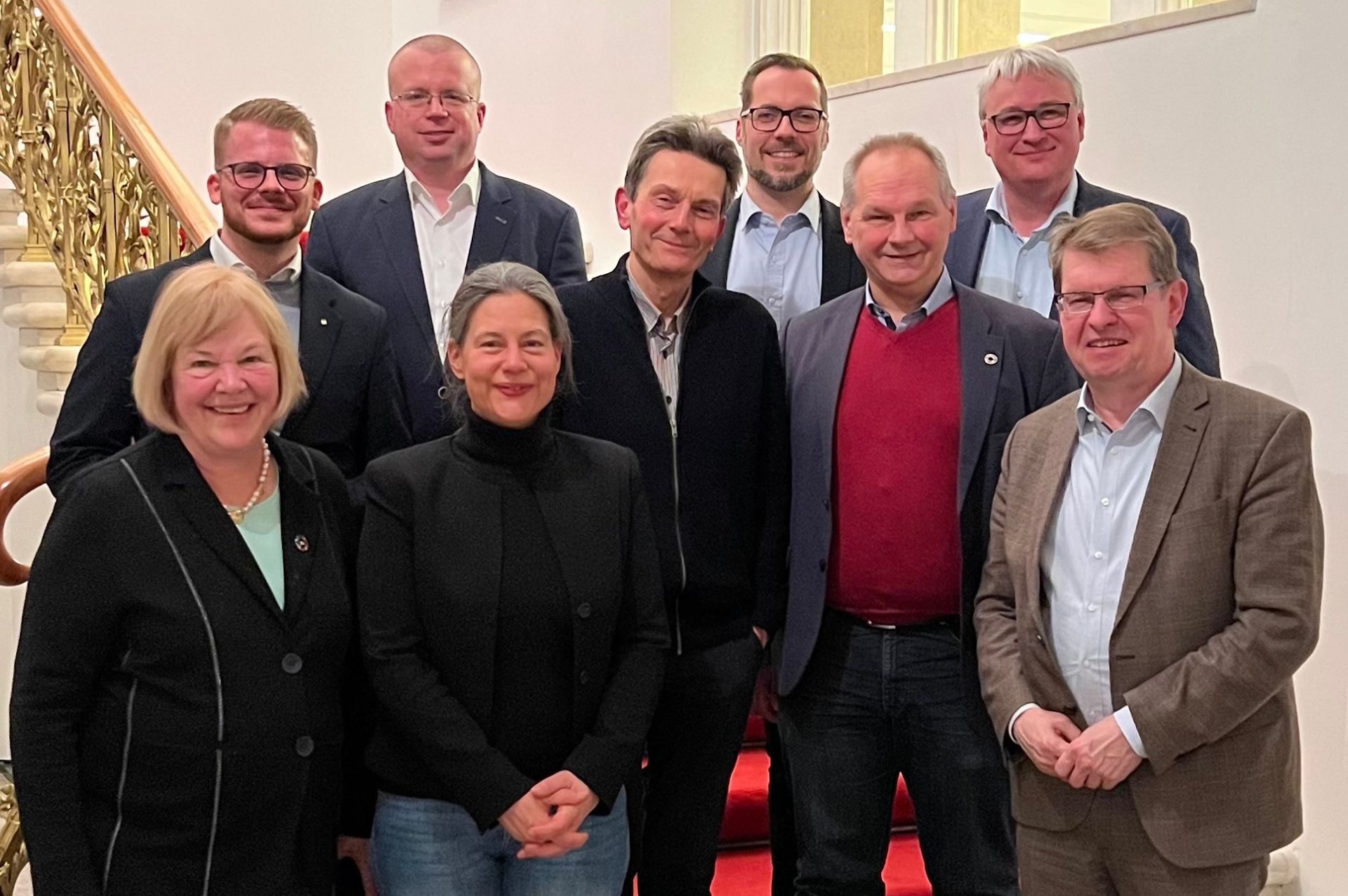 Rolf Mützenich bei der SPD Landesgruppe Schleswig Holstein